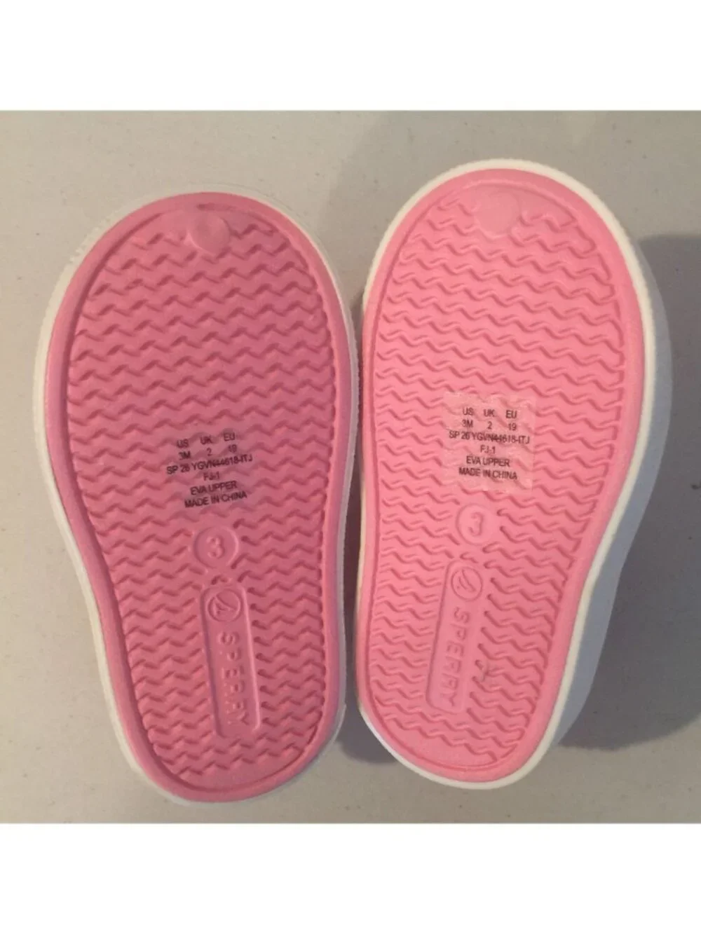 SPERRY Toddler 3M Pink Lightweight Slip Water Shoes